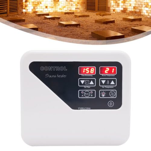 awolsrgiop 3-9kw Sauna Digital Controller, 2Arbeitsmodi Saunasteuerung Sauna External Controller, Saunasteuergerät Saunasteuerung Saunaofen For 3-9KW Saunaofen - 2